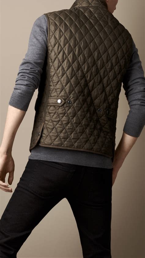 gilet cot burberry|burberry gilet men's.